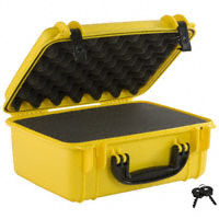 Serpac - SE520FPL,YL - CASE PLSTC YLW 14.85"L X 12.15"W