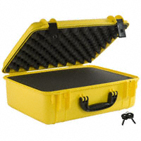Serpac - SE720FPL,YL - CASE PLSTC YLW 19.75"L X 15.53"W