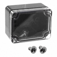 Serpac - RB32P04C10B - BOX PLST BLK/CLR 2.56"L X 1.97"W