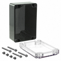 Serpac - RB53P06C16B - BOX PLSTC BLK/CLR 4.72"LX3.15"W