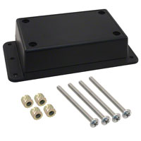 Serpac - WM011RI,BK - BOX ABS BLACK 3.6"L X 2.27"W