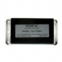 Serpac - WM012,BK - BOX ABS BLACK 3.6"L X 2.25"W