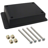 Serpac - WM031RI,BK - BOX ABS BLACK 4.38"L X 3.25"W