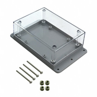 Serpac - WM032RC,GY - BOX PLSTC GRAY/CLR 4.38"LX3.25"W