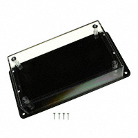 Serpac - WM052C,BK - BOX PLSTC BLK/CLR 5.62"LX3.25"W