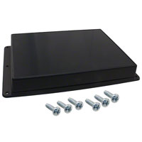 Serpac - WM071I,BK - BOX ABS BLACK 6.88"L X 4.88"W