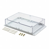 Serpac - WM072RC,GY - BOX PLSTC GRAY/CLR 6.88"LX4.88"W