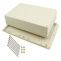 Serpac - WM094R,AL - BOX ABS ALMOND 9.5"L X 6.34"W