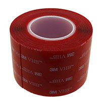 3M (TC) - 2-5-4905 - TAPE VHB CLEAR 2" GEN PURPOSE