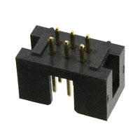 3M - 30306-6002HB - CONN HEADER 6POS DL STR GOLD