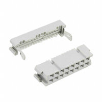 3M - 3452-7000 - CONN SOCKET 16POS CLOSED END