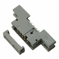 3M - 4610-6000 - CONN PLUG 10POS W/FLANGE