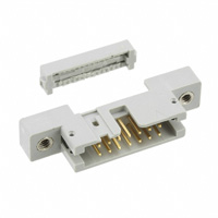 3M - 4614-7005 - CONN PLUG 14POS    W/FLANGE&INSE