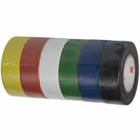 3M - 764-PACK - TAPE VINYL 6 ASST COLOR 24MMX20M