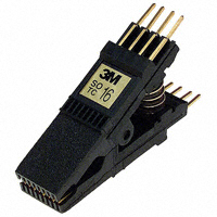 3M - 923655-16 - 16-PIN TEST CLIP GOLD SOIC .15"