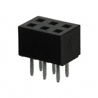 3M - 950406-6102-AR - CONN SOCKET 6POS 2MM VERT T/H