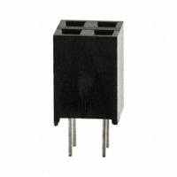 3M - 960204-6202-AR - CONN SOCKET DUAL VERT 4POS GOLD