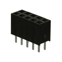 3M - 960210-6202-AR - CONN SOCKET DUAL VERT 10POS GOLD