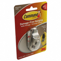 3M - FC11-BN-ES - CLASSIC BRUSH NICKEL SMALL HOOK