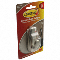 3M - FC13-BN-ES - CLASSIC BRUSH NICKEL LARGE HOOK