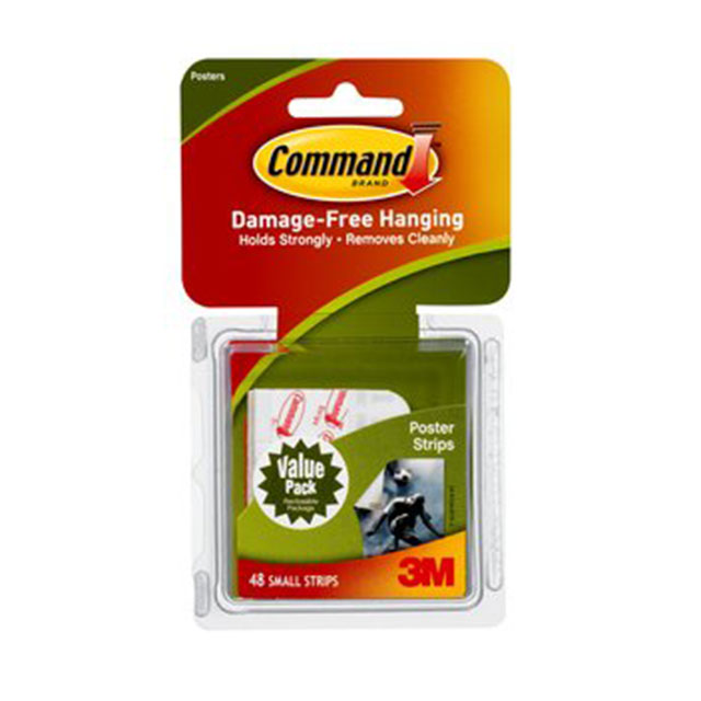 3M - 17024-VPES - POSTER STRIPS VALUE PACK 48STRIP