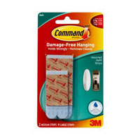 3M - 17615B - ASSORT REFILL STRIPS 2MED & 4LRG