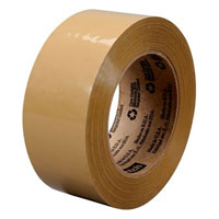 3M - 375-TAN-48MMX50M - TAPE BOX SEALING 48MMX50M TAN