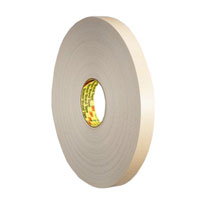 3M - 4492W-1/2"X72YD - TAPE POLY FOAM 1/32 X 1/2" WHT