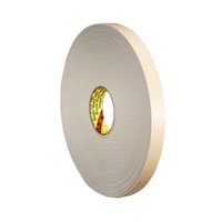 3M - 4496W-1"X36YD - TAPE POLY FOAM 1/16 X 1" WHT