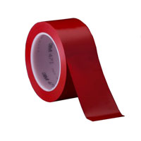 3M - 471-RED-2"X36YD-BULK - TAPE VINYL 2"X36YD RUBBER RED