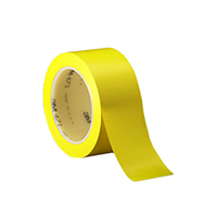 3M - 471-YELLOW-2"X36YD-BULK - TAPE VINYL 2"X36YD RUBBER YELLOW