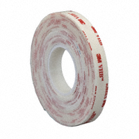 3M (TC) - 1/2-5-4950 - TAPE VHB WHITE 1/2" GEN PURPOSE