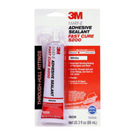 3M - 5200-WHITE-3OZ - MARINE ADH SEALANT FST CURE 3OZ