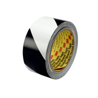 3M - 5700-2"X36YD - TAPE SAFETY STRIPE BLACK/WHITE