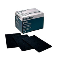 3M - 61500290566 - LIGHT DUTY HAND PAD 6448 6X9"