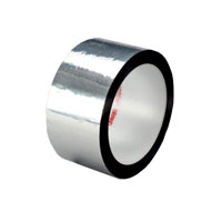 3M - 850-SILVER-1"X72YD-BULK - TAPE POLY FILM 1"X 72YD