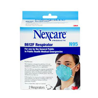 3M - 8612F - RESPIRATOR N95 2PK NEXCARE