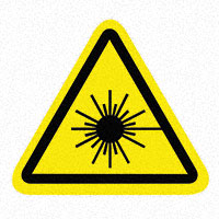 3M (TC) - SAFLBL-2.25TRI-0100-25/PK - SAFETY LABEL - LASER HAZARD - 2.