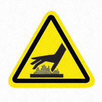 3M (TC) - SAFLBL-2.25TRI-0105-25/PK - SAFETY LABEL - HEAT/HOT SURFACE