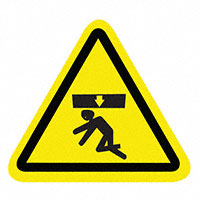 3M (TC) - SAFLBL-2.25TRI-0108-25/PK - SAFETY LABEL - HEAD CRUSH - 2.25