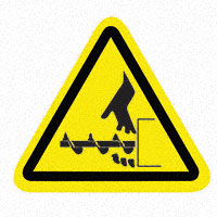 3M (TC) - SAFLBL-2.25TRI-0112-25/PK - SAFETY LABEL - HAND ENTANGLEMENT