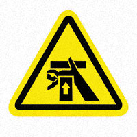 3M (TC) - SAFLBL-2.25TRI-0119-25/PK - SAFETY LABEL - HAND CRUSH FROM B