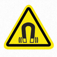 3M (TC) - SAFLBL-2.25TRI-081-500/PK - SAFETY LABEL - STRONG MAGNETIC F