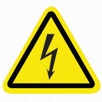 3M (TC) - SAFLBL-2.25TRI-083-500/PK - SAFETY LABEL - ELECTRIC SHOCK -