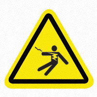 3M (TC) - SAFLBL-2.25TRI-085-500/PK - SAFETY LABEL - ELECTRIC SHOCK HA