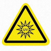 3M (TC) - SAFLBL-2.25TRI-090-25/PK - SAFETY LABEL - UV LIGHT WARNING