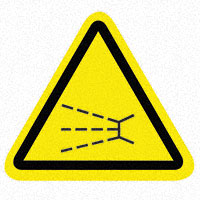 3M (TC) - SAFLBL-2.25TRI-092-25/PK - SAFETY LABEL - SPLASHING HAZARD
