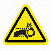 3M (TC) - SAFLBL-2.25TRI-097-25/PK - SAFETY LABEL - ENTANGLEMENT HAZA