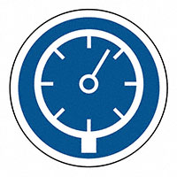 3M (TC) - SAFLBL-2DIA-065-500/PK - SAFETY LABEL - MANDATORY PRESSUR