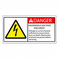 3M (TC) - SAFLBL-2X4-005-25/PK - SAFETY LABEL - DANGER - HAZARDOU